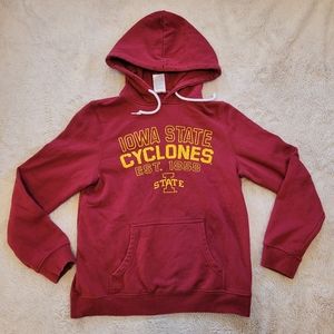 Iowa State Hoodie Kids Small 4/6 Russell Cyclones Team Jacket Pocket
